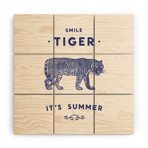 Florent Bodart Smile Tiger Wood Wall Mural