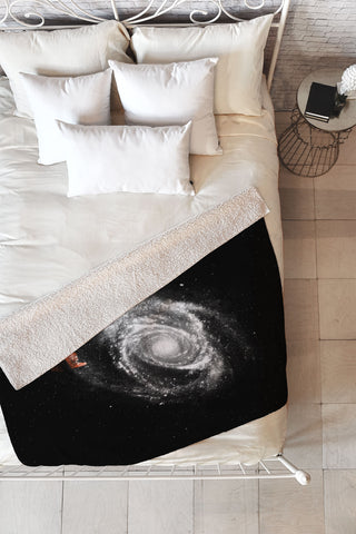 Florent Bodart Space Art Fleece Throw Blanket