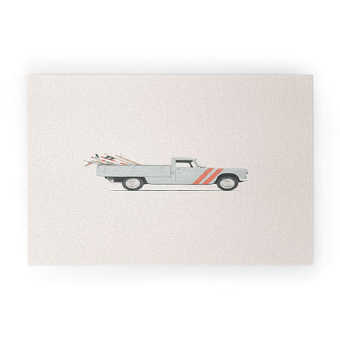 Florent Bodart Surfboard Pick Up Van Welcome Mat