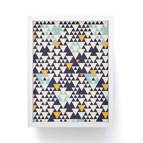 Florent Bodart Triangles and triangles Framed Mini Art Print