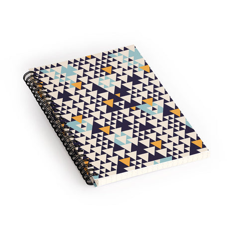 Florent Bodart Triangles and triangles Spiral Notebook