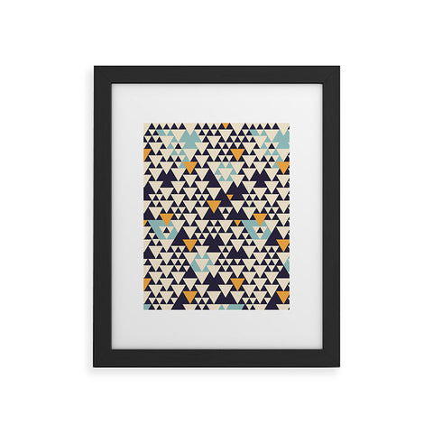 Florent Bodart Triangles and triangles Framed Art Print