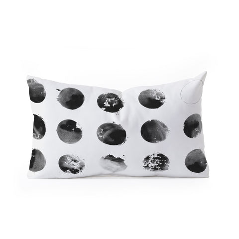 Florent Bodart Twelve Moons Oblong Throw Pillow