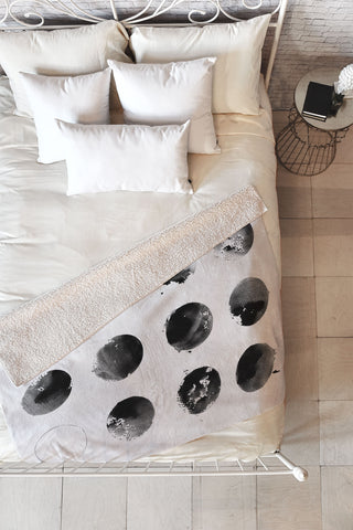 Florent Bodart Twelve Moons Fleece Throw Blanket