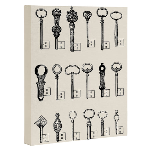 Florent Bodart Usb Keys Art Canvas