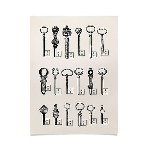 Florent Bodart Usb Keys Poster