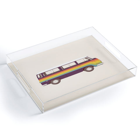 Florent Bodart Van Rainbow Vintage Acrylic Tray