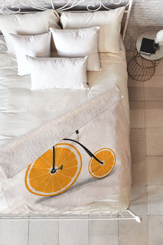 Florent Bodart Vitamin Fleece Throw Blanket