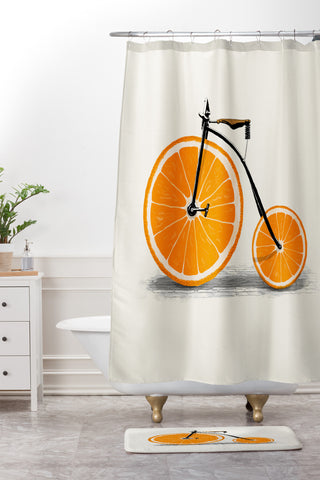 Florent Bodart Vitamin Shower Curtain And Mat
