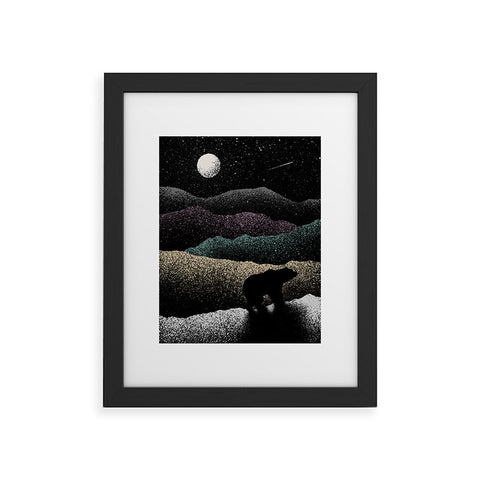 Florent Bodart Wandering Bear Framed Art Print