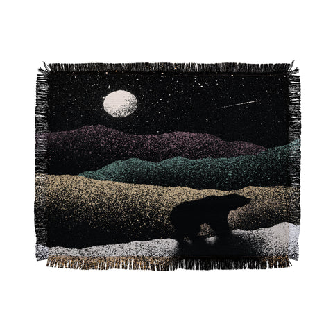 Florent Bodart Wandering Bear Throw Blanket