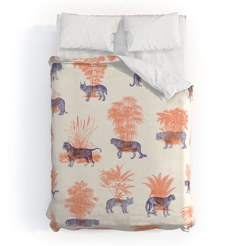 Florent Bodart Where they Belong Tigers Duvet Cover