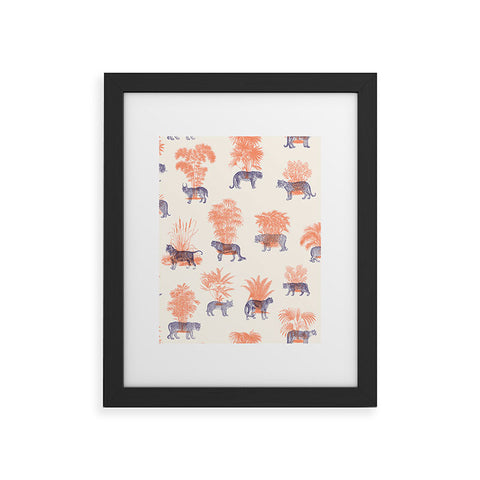 Florent Bodart Where they Belong Tigers Framed Art Print