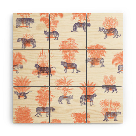 Florent Bodart Where they Belong Tigers Wood Wall Mural