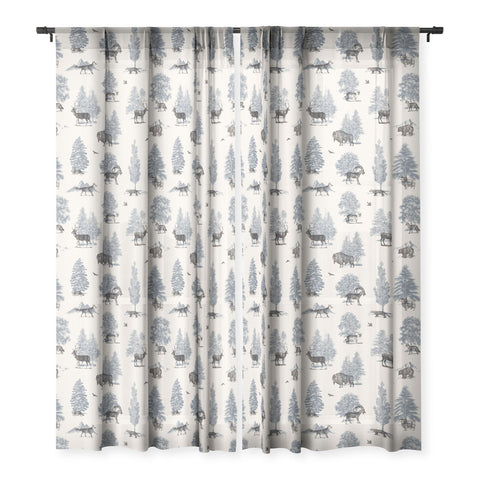 Florent Bodart Where They Belong Winter Sheer Window Curtain