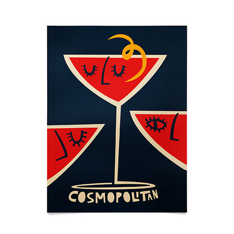 Fox And Velvet Cosmopolitan Cocktail Poster