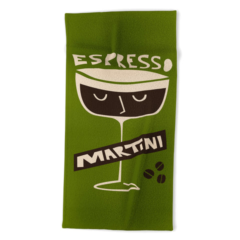 Fox And Velvet Espresso Martini Beach Towel