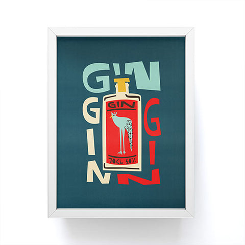 Fox And Velvet Gin Gin Gin Framed Mini Art Print