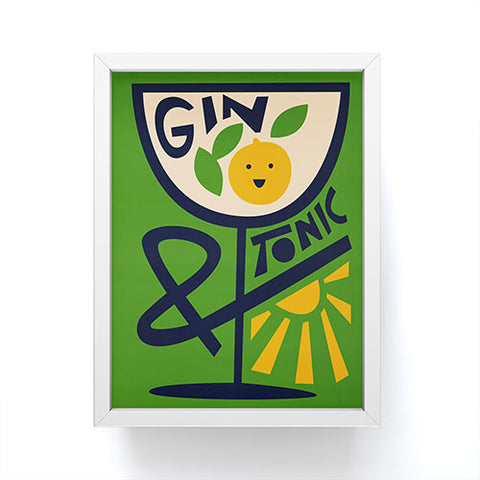 Fox And Velvet Gin Tonic Framed Mini Art Print