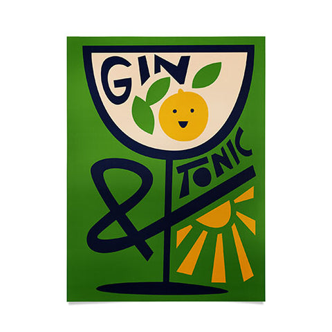Fox And Velvet Gin Tonic Poster