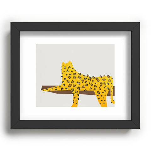 Fox And Velvet Leopard Lazy Recessed Framing Rectangle