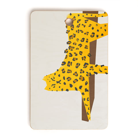 Fox And Velvet Leopard Lazy Cutting Board Rectangle