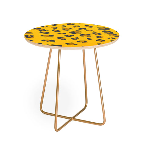 Fox And Velvet Leopard Lazy Round Side Table