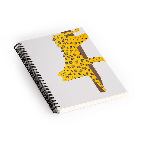 Fox And Velvet Leopard Lazy Spiral Notebook