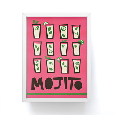 Fox And Velvet Mojito Framed Mini Art Print