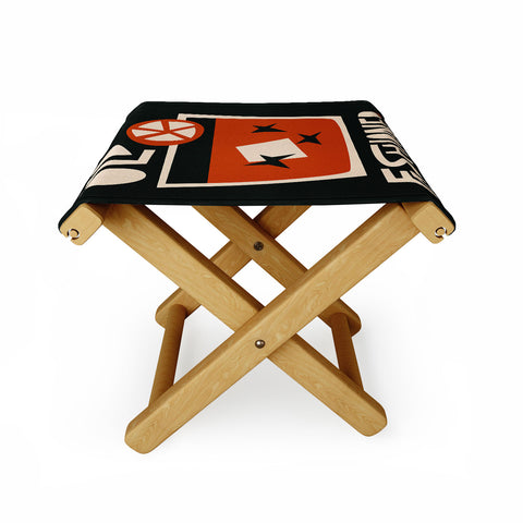 Fox And Velvet Old Fashioned Cocktail Folding Stool