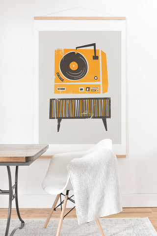 Fox And Velvet Vinyl Deck Art Print And Hanger