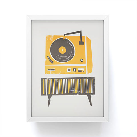 Fox And Velvet Vinyl Deck Framed Mini Art Print