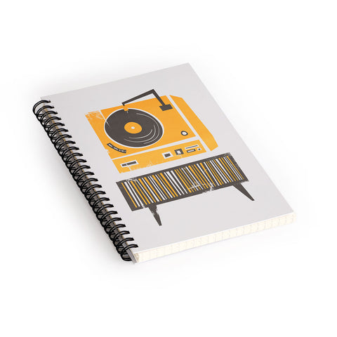 Fox And Velvet Vinyl Deck Spiral Notebook