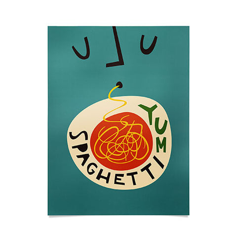 Fox And Velvet Yum Spaghetti Poster