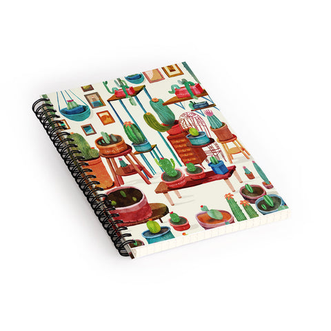 Francisco Fonseca big cactus room Spiral Notebook