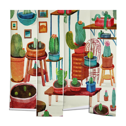 Francisco Fonseca big cactus room Wall Mural