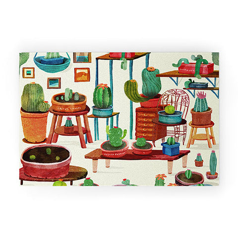 Francisco Fonseca big cactus room Welcome Mat