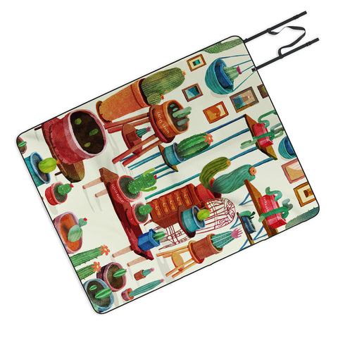 Francisco Fonseca big cactus room Picnic Blanket