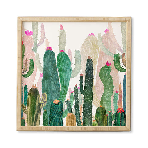 Francisco Fonseca Cactus Forest Framed Wall Art