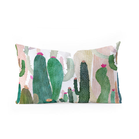 Francisco Fonseca Cactus Forest Oblong Throw Pillow