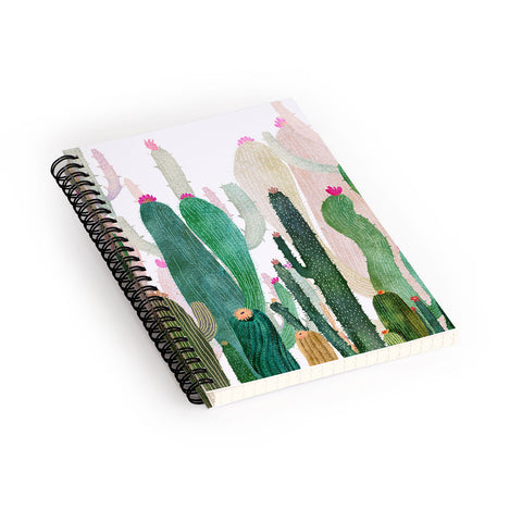 Francisco Fonseca Cactus Forest Spiral Notebook