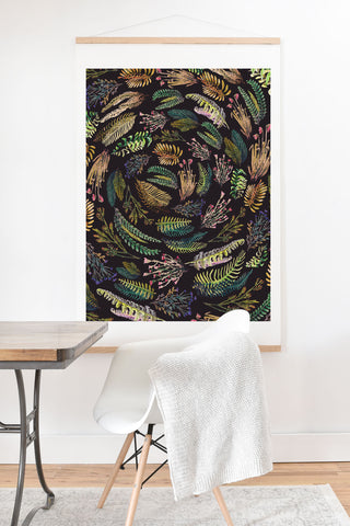 Francisco Fonseca circular nature 2 Art Print And Hanger