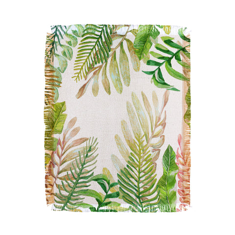 Francisco Fonseca circular nature Throw Blanket