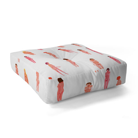 Francisco Fonseca naked girls Floor Pillow Square