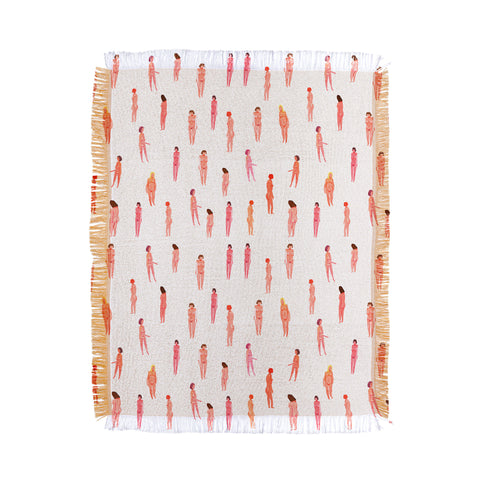 Francisco Fonseca naked girls Throw Blanket