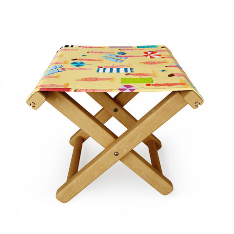 Francisco Fonseca naked summer girls Folding Stool