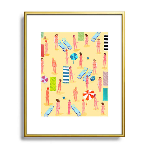 Francisco Fonseca naked summer girls Metal Framed Art Print