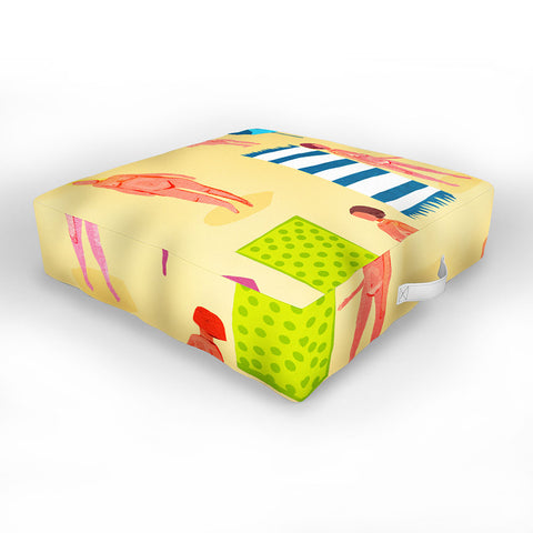 Francisco Fonseca naked summer girls Outdoor Floor Cushion