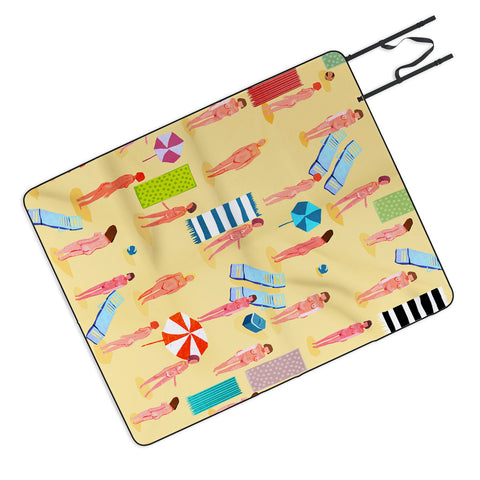 Francisco Fonseca naked summer girls Picnic Blanket