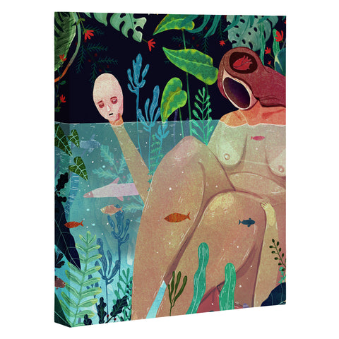 Francisco Fonseca naked underwater Art Canvas